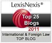 Award Winning Scottish Legal Blog UK LexisNexis International & Foreign Law Community 2011 Top 50 Blogs 
